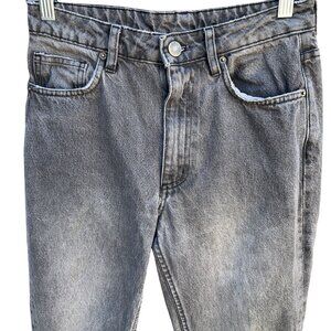 American Vintage Original Denim Authentic Cotton High Waisted Charcoal Gray Jean